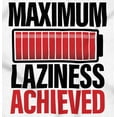 thumbnail image 2 of Funny Maximum Laziness Achieved Joke Unisex Plus Fleece Graphic Sweatshirt Brisco Brands 4X, 2 of 5
