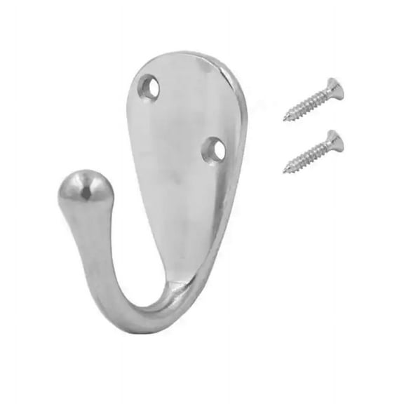 Single Robe Hook in Stainless Steel 17764