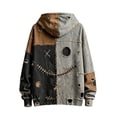 thumbnail image 4 of Byoo Halloween Ripped Hoodie for Boy Patch Graphic Hooded Sweatshirt Fall Tops, 4 of 4