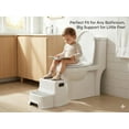 thumbnail image 3 of Toddler Step Stool for Kids - Non-Slip 2 Step Stool for Bathroom Sink & Potty Training, 3-in-1 Dual Height Kitchen Counter, Sturdy Safety Nursery Stool for Boys & Girls (Include 2 Ducks), 3 of 7