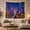 Neon Boulevard, variant on Golden Skyscrapers Under Twin Moons, Dramatic Art Deco for Cityscape Fans, Geometric Urban Decor, Housewarming Gift, Tapestry Wall Hanging for Bedroom and Living Room