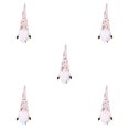 thumbnail image 3 of mmirethe Stylish Home Accents | Rudolf Faceless Doll | Materials Polyester European And American Style Old Man Doll Standing Doll Printed hat style 5Set, 3 of 6