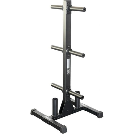 Body-Solid (BFWT10B) Weight Tree Rack for Olympic Plates - Bumper Plate Storage, Weight Plate Holder