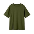 thumbnail image 4 of Girls T Shirts Kids Tunic Tops Split Hem Short Sleeve T Shirt Casual Round Neck Blouse Soft Tee for Kids Toddler, 4 of 5