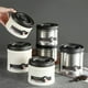 thumbnail image 5 of Contenedor de almacenamiento de granos de café de acero inoxidable Caja de tarro sellada al vacío a presión, 5 of 10
