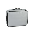 thumbnail image 2 of Deago Fireproof Document Bag with Lock 3-Layer File Storage Organizer Case Waterproof Safe Pouch Bag for Home Office Travel, Silver, 2 of 10