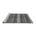 thumbnail image 2 of Ahgly Company Machine Washable Indoor Square Abstract Gray Modern Area Rugs, 5' Square, 2 of 4