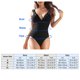 thumbnail image 2 of Traje de baño de una pieza para mujer con volantes y cuello en V profundo sin espalda Abanopi Traje de baño, 2 of 7