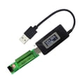 thumbnail image 1 of LCD Micro USB Charger Battery Capacity Voltage Current Tester Meter Detector +Load Resistor 2A/1A with Switch ,Improved Measurement Accuracy, 1 of 5