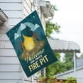 thumbnail image 3 of America Forever Welcome to Our Firepit House Flag Double Sided Winter Campfire Camping Flags for Campers Seasonal Yard Outdoor Decorative Flag - 28 x 40 Inch, 3 of 3