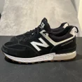 thumbnail image 3 of New Balance 574 Mens 12 Black ML574FCB Athletic Sneakers, 3 of 5