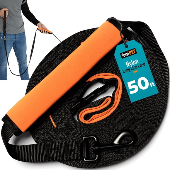 Correa para perros Long Line Total Pet, 15 m, nailon, muy resistente