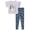 Bluey Lavender Blue, variant on Bluey Toddler Girls' Ruffle T-Shirt and Jeggings Set Lavender Blue