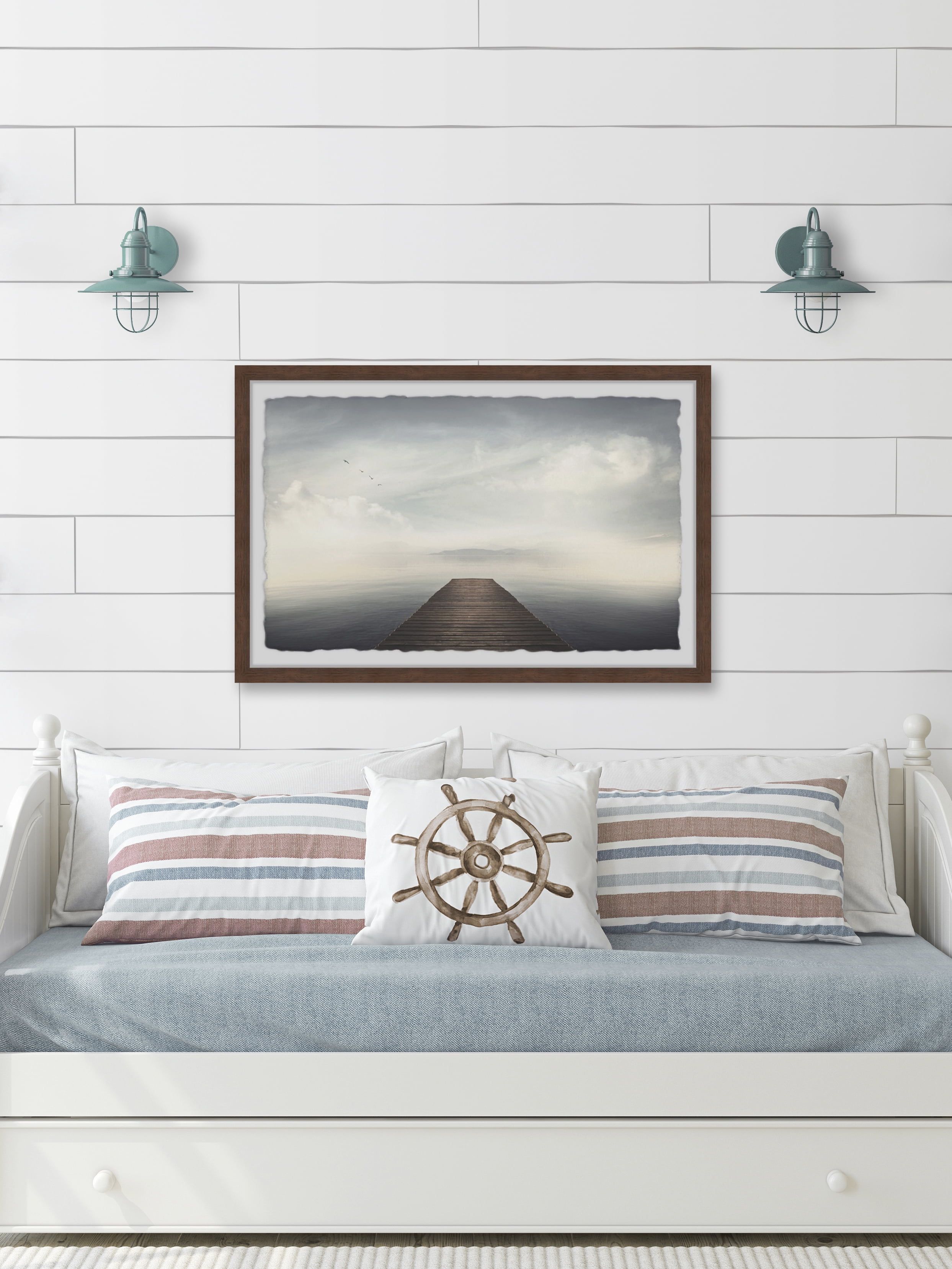 Marmont Hill Ocean's Dusk Framed Wall Art, 20" x 30"