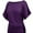 deep purple, variant on Womens Casual T Shirts Dolman Top Breathable Basic Short Sleeve Shirts Boat Neck Ruched Tops Summer Lightweight Clothes
