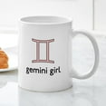 thumbnail image 5 of CafePress - Gemini Girl Mug - 11 oz Ceramic Mug - Novelty Coffee Tea Cup, 5 of 6