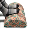 thumbnail image 3 of Mexican Foot Rest, Vintage Pastel Toned Geometric Composition American Motifs, Non-Slip Backing Adjustable Ergonomic Memory Foam Leg Support for Office, Sea Green Dark Coral, by Ambesonne, 3 of 5