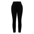 thumbnail image 6 of BLVB Women's High Waist Elastic Velvet Leggings Warm Yoga Pants Stretchy Soft Velour Leggings, 6 of 7