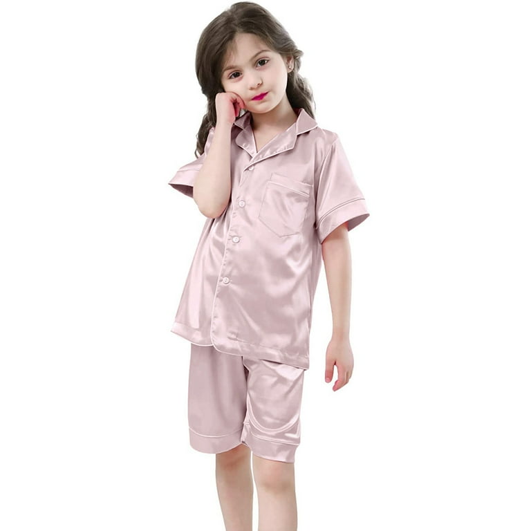 Silk Nightgown Little Girls Nightgown Kids Summer Nightgowns Baby