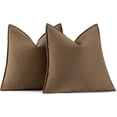 thumbnail image 6 of Wehilion 2pcs Decorative Pillow Covers Soft Chenille Couch Throw Pillows Farmhouse Cushion Covers with Elegant Design for Sofa Bedroom Living Room Home Decor, 6 of 13