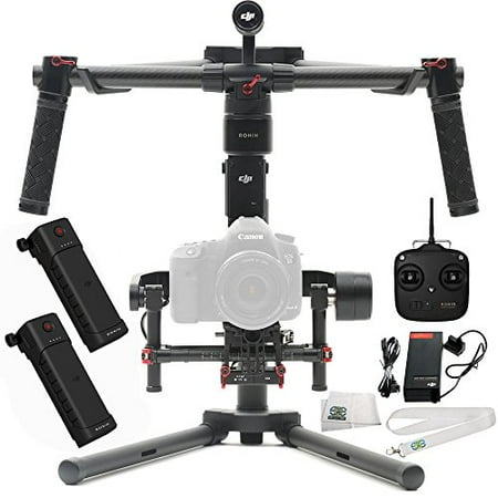 DJI Ronin-M 3-Axis Brushless Gimbal Stabilizer Includes Manufacturer Accessories + DJI Intelligent Battery for Ronin-M + Microfiber Cleaning Cloth
