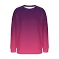 thumbnail image 5 of Weiqiqre Women's Clothing Love Heart Graphics Long Sleeve Crewneck Pullover Casual T-Shirts, 5 of 5