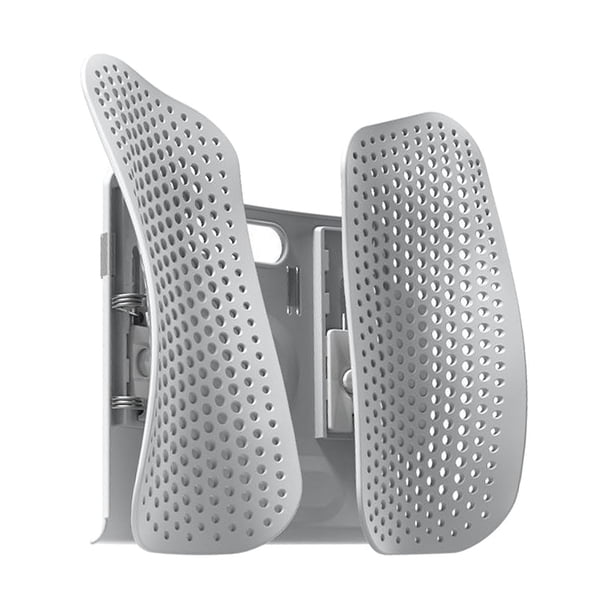 Cojín de Respaldo para Asiento, Cojín Ergonómico para Respaldo, Almohadilla para Silla Antideslizante, Mejora La Postura, Soporte para Espalda para Si Gris Fernando Cojín de respaldo