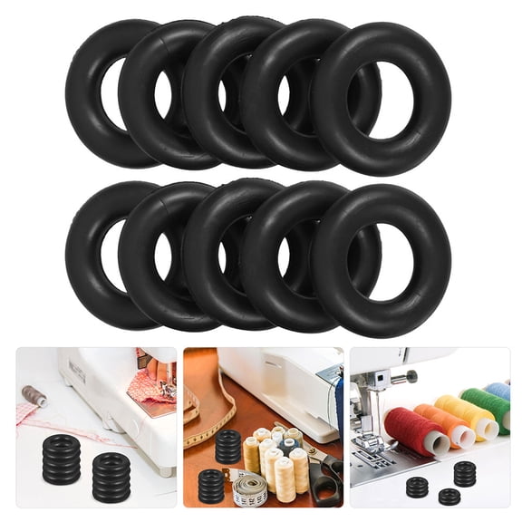 CIMAXIC 20Pcs Sewing Machine Accessories Bobbin Winder Rubber Tire for Universal Machine Sewing