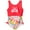 Red, variant on Disney Mickey Mouse Minnie Mouse Toddler Girls One Piece Bathing Suit Toddler to Little Kid
