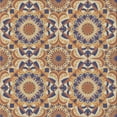thumbnail image 1 of Ahgly Company Machine Washable Indoor Square Transitional Chestnut Brown Area Rugs, 6' Square, 1 of 7
