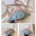 thumbnail image 4 of gcong Stylish Dinosaur Messenger Bag 3D Animal Shape Crossbody Phone Purse with Detachable Chain Strap, 4 of 5