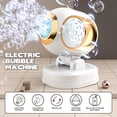 thumbnail image 2 of Cheapark Rechargeable Bubble Maker With LED Lights Auto Rotating Blower Wedding Christmas Party Indoor Outdoor Event Decor, 2 of 8