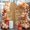 Brown,Orange, variant on Fall Pumpkins Arch Backdrop Cover 6Ft, Wedding Arch Covers Stretchy Backdrop, Autumn Harvest Gnomes Maple Leaf Buffalo Plaid Fitted 2 Sided Arched Photo Background for Birthday Party Decorations