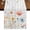 Grey Blue Yellow, variant on Watercolor Wildflowers 60 Inch Table Runner, Farmhouse Botanical Floral Herbs Farmhouse Dresser Scarf Cotton & Linen Tablerunner for Dining/Kitchen Island/Holiday Party Décor 13" x 60"