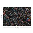 thumbnail image 5 of Math Equations Colorful Math Symbols Flannel Non Slip Door Rugs,Washable Door Mats Indoor,Decorative Door Mats,Dirt-Resistant and Absorbent Doormat for Entrance,Bedroom,Kitchen,Bathroom,23.5"x16", 5 of 5