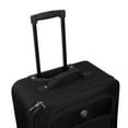 thumbnail image 5 of Travelers Club 4-Piece Travel Value Soft Side Luggage Set - Black, 5 of 20
