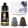 thumbnail image 6 of (6 pack) Herbishh Dark Brown Shampoo, Hair Dye Shampoo 3 in 1, 100% Grey Coverage, Demi-Permanent Hair Color for Men & Women, With Hair Mask Cream Combo, 6 of 6