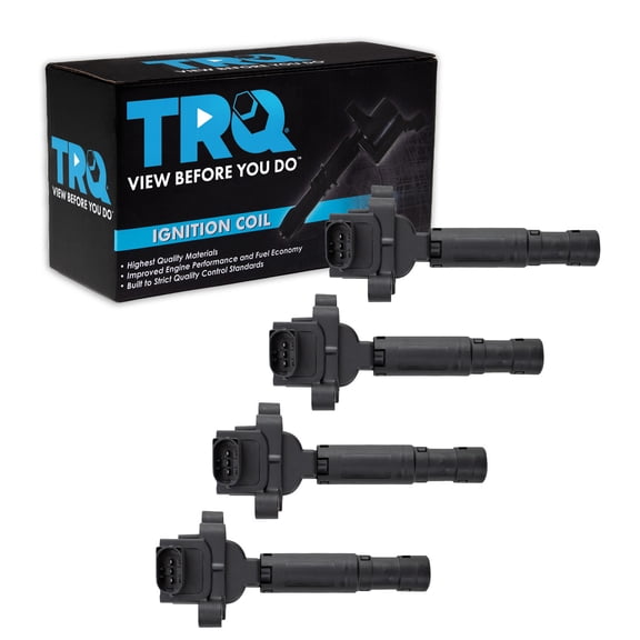 TRQ Ignition Coil Set 4 Piece Fits 2003-2005 Mercedes-Benz C230