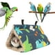 thumbnail image 4 of Casa para pájaros ANGGREK hamaca triangular de Lino de Algodón y felpa para loros y hámsters, 4 of 8