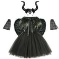 thumbnail image 2 of Disney Maleficent Robe de Costume d'Halloween pour Filles Vampire Mirabel Isabella Princesse Robe de Fête Cosplay Robes Charmantes pour Filles, 2 of 7