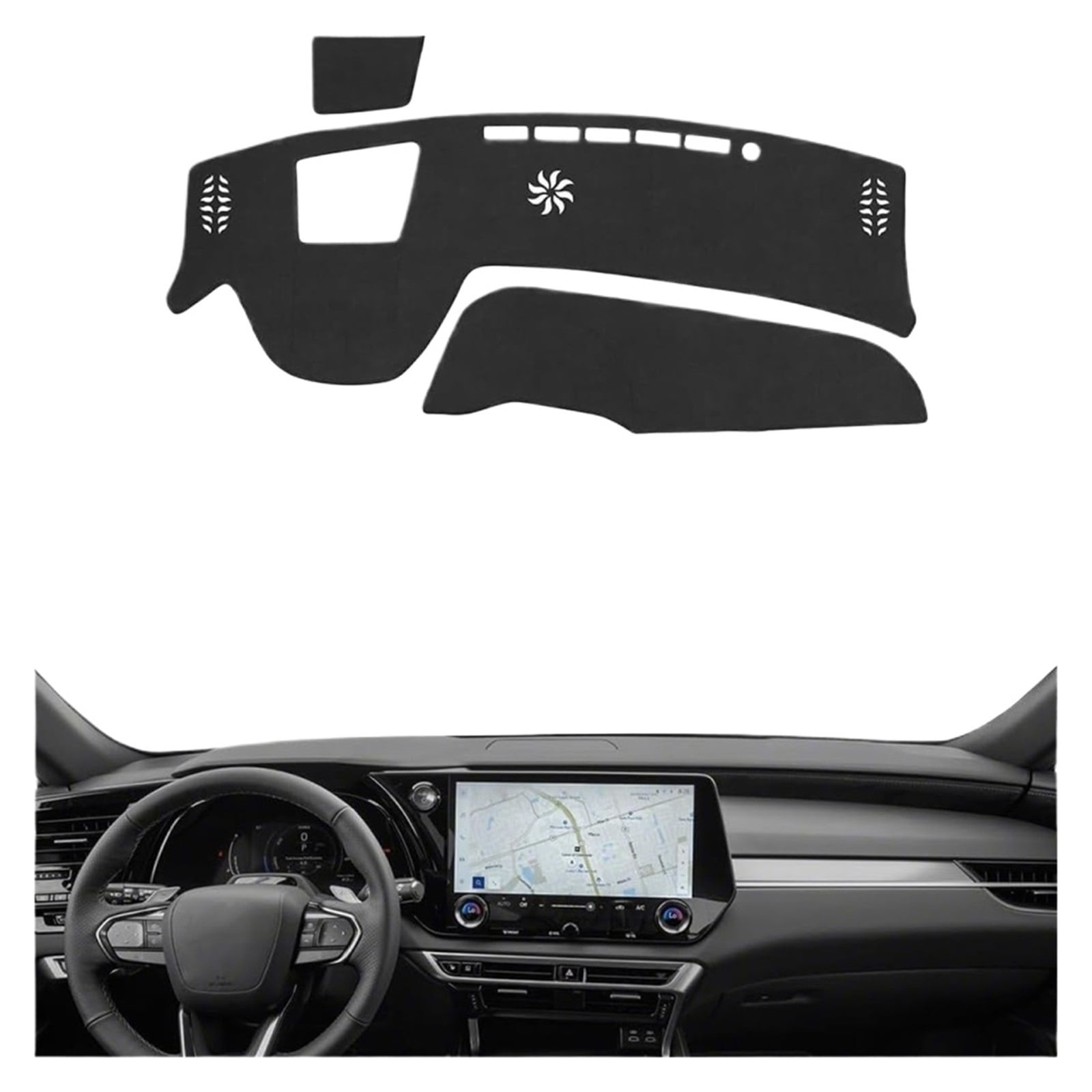 MPXBM Car Dash Cover Mat for Lexus RX RX 350/ RX 350h/ RX 450h+/ RX 500h 2023 2024 2025,Dashboard Cover Avoid Light Pad Center Console Protector Mat Glare UV Rays Protector Interior Accessories