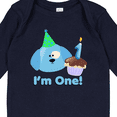 thumbnail image 4 of Inktastic 1st Birthday Puppy Blue Boys Long Sleeve Baby Bodysuit, 4 of 5