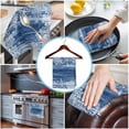 thumbnail image 3 of Blue Coastal Kitchen Towels Set of 2, Water Absorbent Dish Towel, Summer Ocean Sea Waves Starfish Corals Decorative Hand Towels - Quick Drying Cloth for Cooking Baking, 18x28 Inch, 3 of 8
