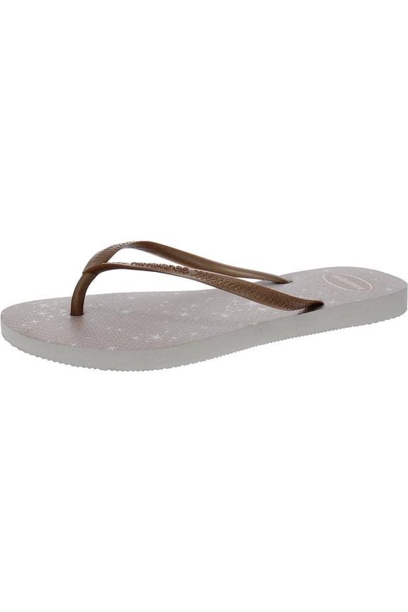 Womens Tropical Sandals Slip On Flip-Flops