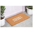 thumbnail image 5 of White Modern Merry Doormat 24" x 36", 5 of 7