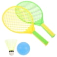 thumbnail image 1 of OULII 1Set Badminton Sports Set with Easy Grip Rackets and Balls Assorted Color for Backyard, 1 of 4