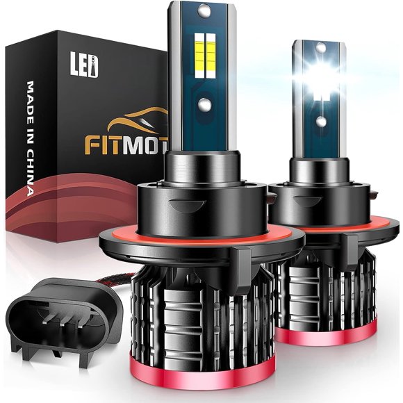 Bombillas antiniebla FITMOTORS H13/9008, 80 W, 16000 lúmenes, 6500 K