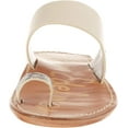 thumbnail image 2 of Sam Edelman Maxy Modern Ivory Toe Ring Slip On Flat Strappy Slides Sandals (Modern Ivory, 11), 2 of 6