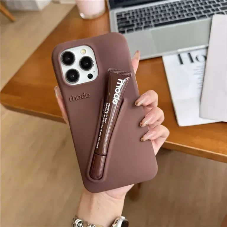 ForRhode with Lip Gloss Phone Case for IPhone 16 15 14 13 12