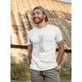 thumbnail image 2 of Dna With Binary Code T-Shirt Men -Image by Shutterstock, Male 3X-Large, 2 of 4